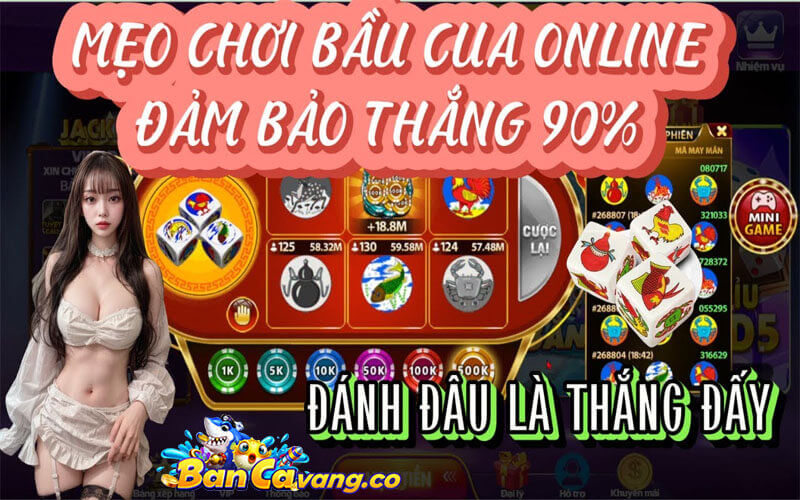 Phương pháp tăng hiệu quả khi đặt cược vào trò bầu cua online