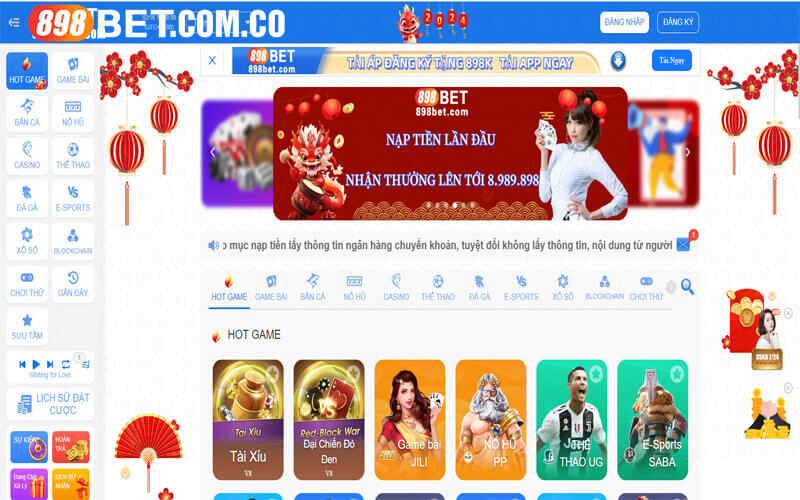 Top game cá cược online thịnh hành nhất tại 898bet